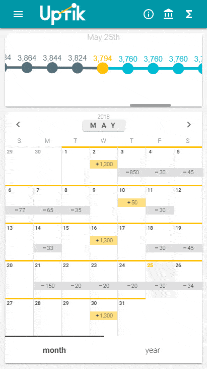 Uptik Calendar